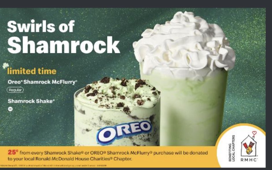 Shamrock returns tomorrow. Come by to support <a href="/RMHCNashville/">RMHC Nashville</a> with every purchase.