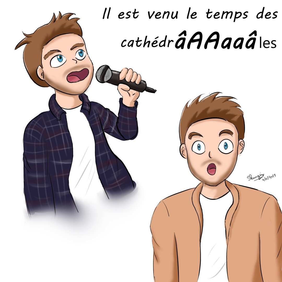 Falling_Skies_2's tweet photo. Inoubliable ces deux moments à la #Staracademy 🤣

Est-ce que ça va le suivre autant que Georges-Alain sur Las Ketchup ?

(Dessin humoristique que j’ai illustré, aucune méchanceté, je l'adore moi même Julien :D)

#Julien #TF1 @StarAcademyTF1 https://t.co/8fiWDPjLRf