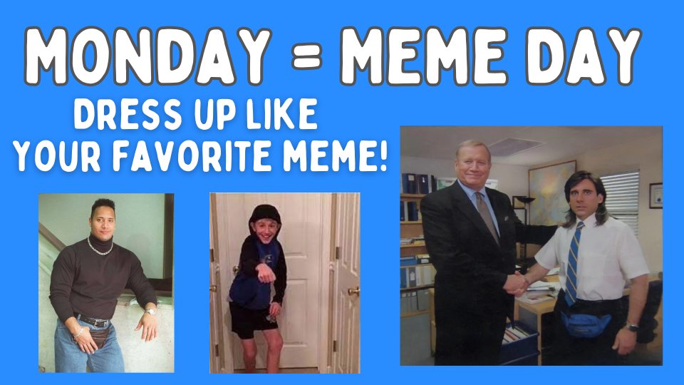 hMOUNTAINEERSC's tweet photo. It's #HHSHoCo! Make sure that you dress up for Meme Day tomorrow! https://t.co/yg9T1XV59O