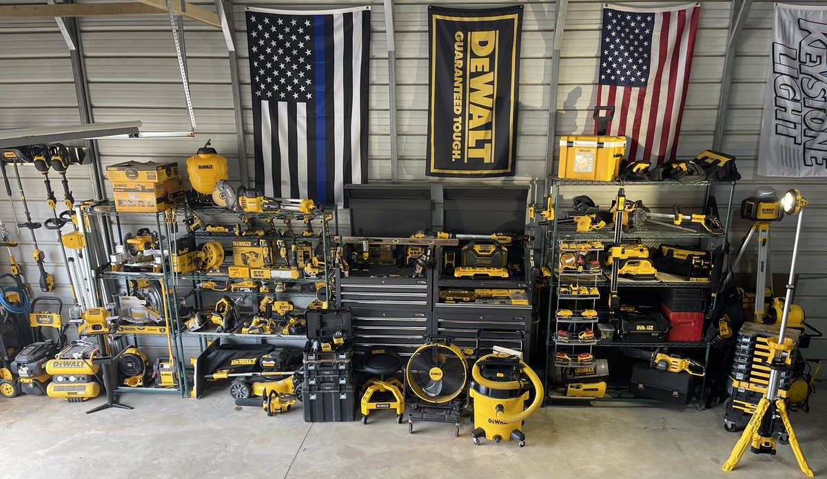 Ric_Shaf's tweet photo. @DEWALTtough @StanleyBlkDeckr We have been buying Dewalt tools since 95. I can say we do love the brand. Just  a homeowner with a DIY mentality. My wife supports it and responsible for helping get this far. Just wanted to share and say thank you https://t.co/4KQLhLzBUZ
