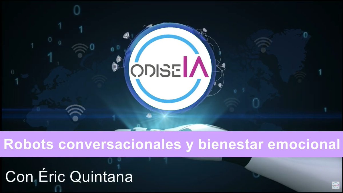 igrgavilan's tweet image. Esta semana, y como parte de las actividades del área &apos;Relación Robots-Personas&apos; de @odise_ia hicimos el evento &quot;Robots conversacionales y bienestar emocional&quot; youtu.be/m0WLJNQqr6E #ConversationalAI #AIEthics #Roboethics #ComputerVision