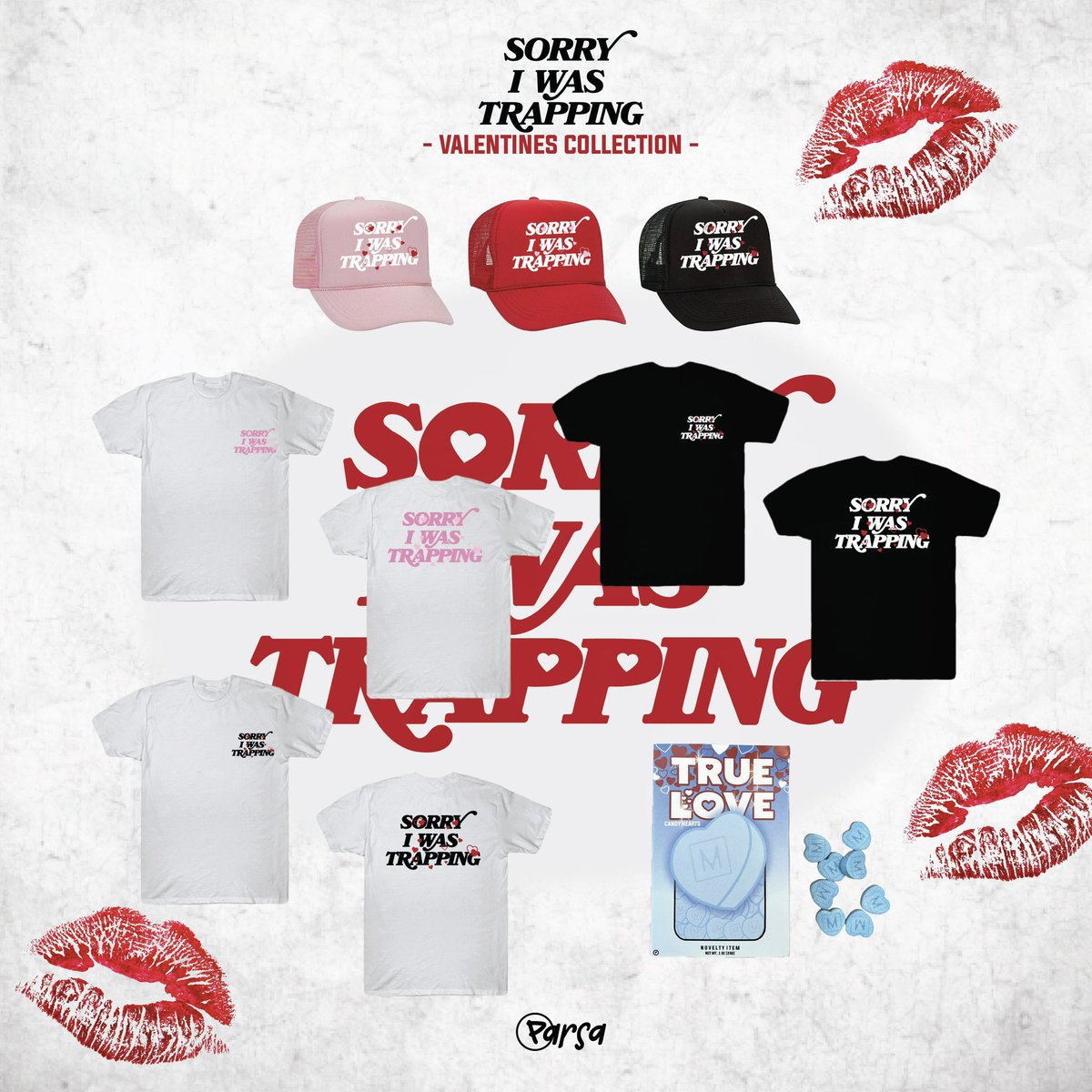 Sorry I was Trapping 📟💕 Valentine’s day collection out now designed by me ✍️ sorryiwastrapping.com