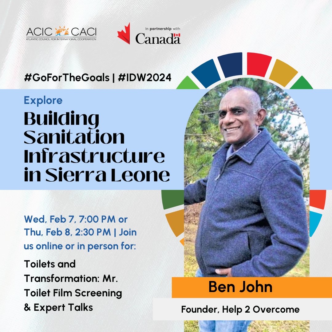 Ben John, a former plumber from Halifax, underwent a transformative journey from his upbringing in rural apartheid South Africa to his current mission of revolutionizing sanitation in counties around the world. Register to hear from Ben: ow.ly/hMBm50QxGo8 #IDW2024