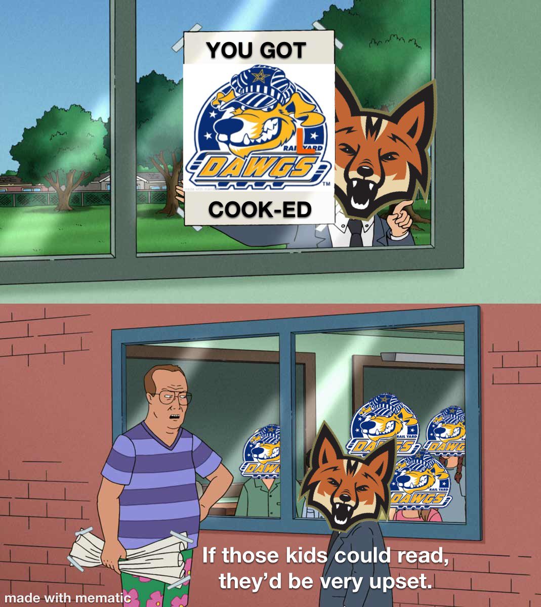 fuck you <a href="/RailYardDawgs/">Roanoke Rail Yard Dawgs</a>