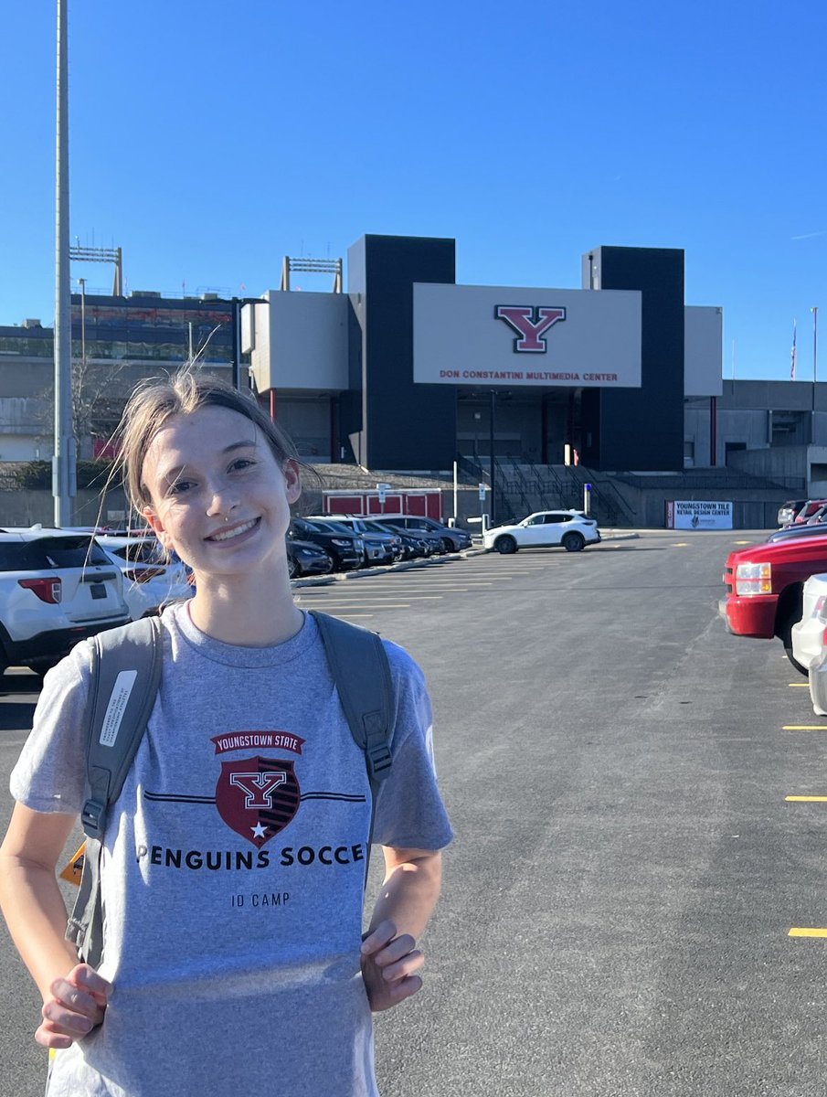 Had a great day @ysuWsoccer ID camp today! It was awesome learning from the coaches and players. Thank you Coach Green, Coach Anita, and @shrummy11, I really loved the camp!