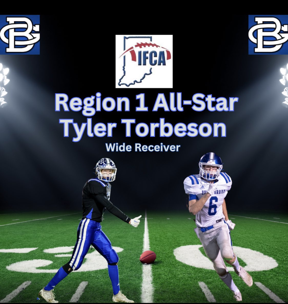 FootballBoone's tweet image. Congratulations Tyler on being selected as an IFCA Region 1 All-Star! 

#ContinueTheProcess