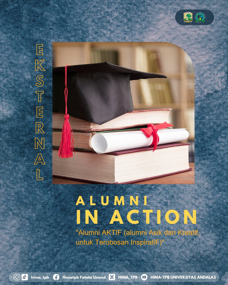 hima_tpb's tweet photo. [ALUMNI IN ACTION]🗣️

Assalamualaikum warahmatullahi wabarakatuh
Hallo Mekanator!!

👨🏻‍🎓 Nararasumber : Reyhan Alfarabby Pratama, https://t.co/cd9roO268t
🧑🏻‍💼 Moderator : Amanda Aulya Gayo

Dengan tema
⚙️ Tema : Alumni AKTIF
(alumni Asik dan Kreatif, untuk Terobosan InspiratiF) https://t.co/6uybIp3F6u