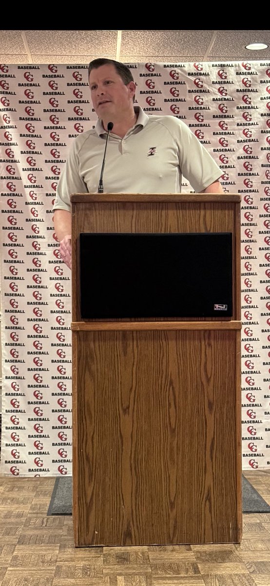 cg_baseball's tweet photo. Thank you to everyone that attended our 1st Pitch Dinner last night!! Special thank to @UIndyBaseball head coach Al Ready for his message.
#buildingtheprogram https://t.co/pMjDgSgleS