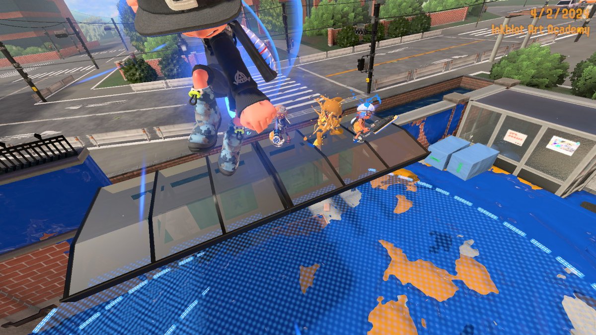 Magna_Iris_Spl's tweet photo. MAGNA IRIS PLAYED IN SQUIDS FOR PALESTINE KIDS!
We made it to Alpha Round 2 before getting knocked out but it was an incredibly fun run and a great reunion to boot!:
@alphiqus -"Nah I'd Fizzy"
@Veluff_  -  "let me on carbon"
@jj_spl3  - 1773p on cblast
@heavykez1 -  "52 gal kez" https://t.co/WYvoJsnYiP