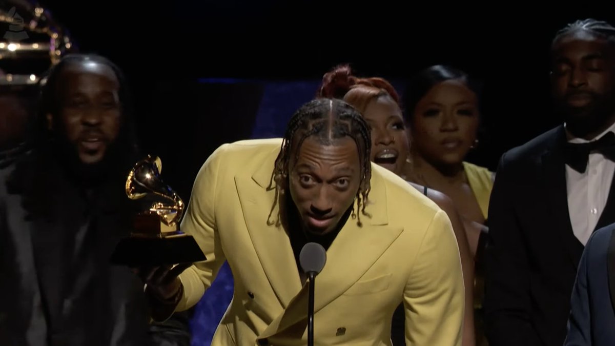 Congrats Best Contemporary Christian Music Album winner - 'Church Clothes 4' <a href="/lecrae/">Lecrae</a>. #GRAMMYs 🎶 

WATCH NOW grm.my/3RqthTR