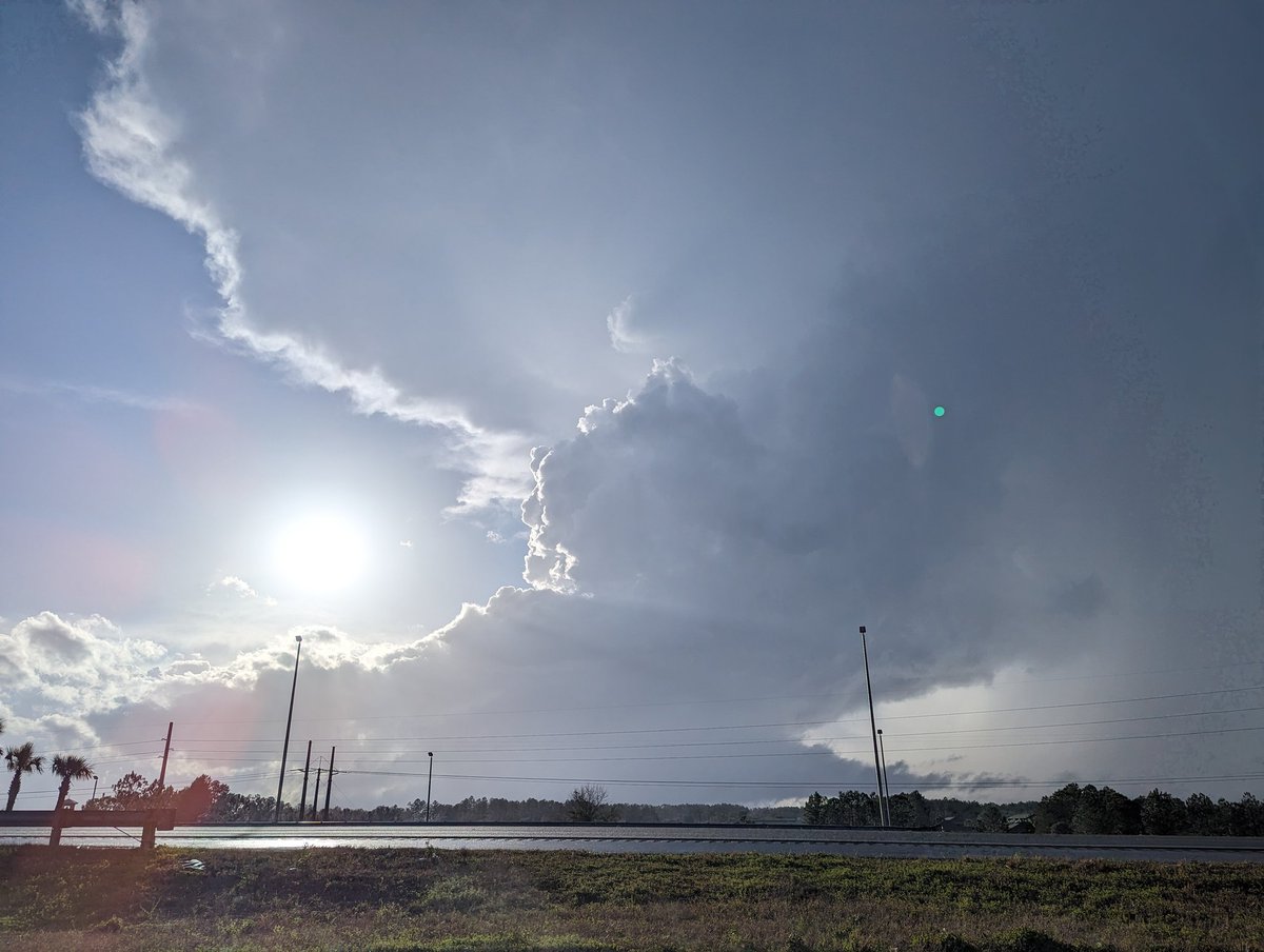 The next supercell approaching Jacksonville, FL. #FLwx @NWSJacksonville