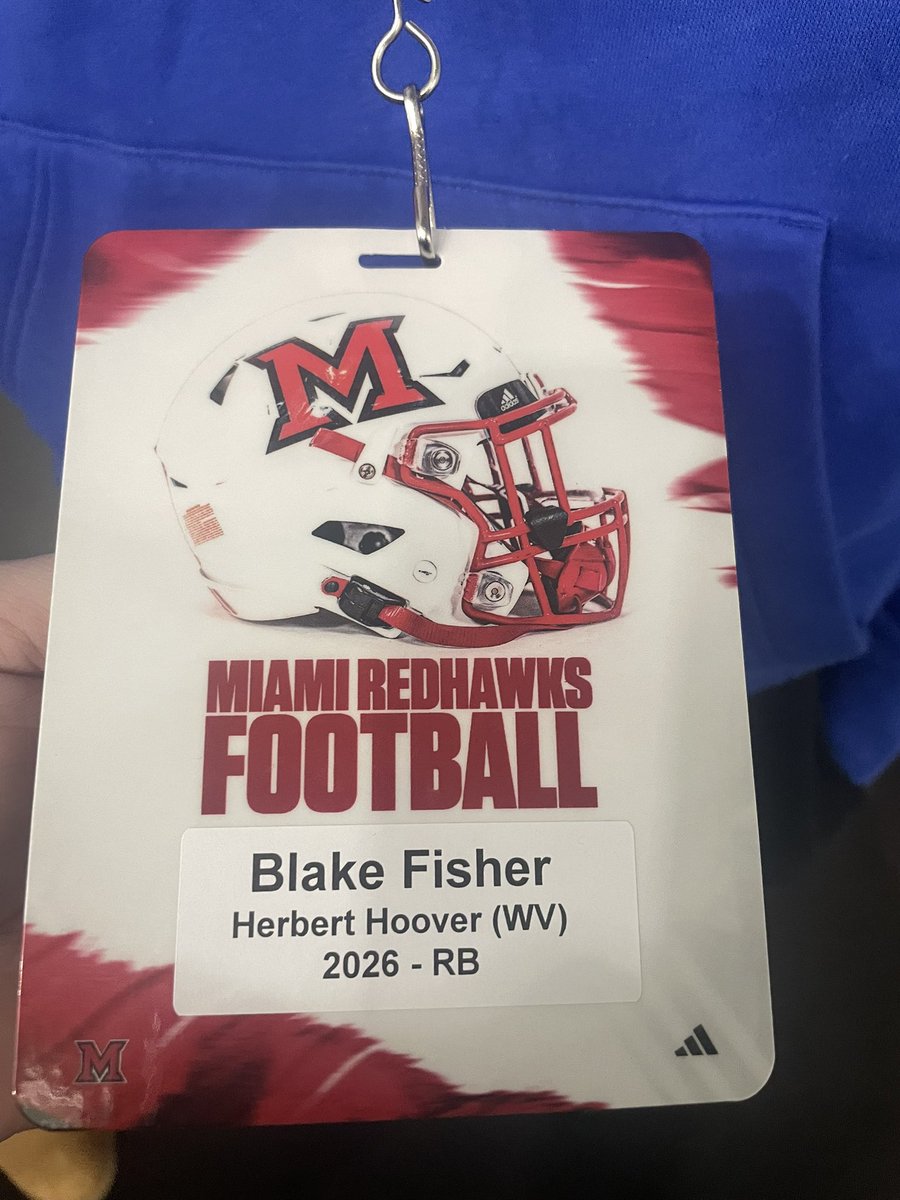 Had a great Junior Day visit today at Miami University! @RedHawksRecruit @JSimmons_Miami @A_Ragland14 @Martin_Miami_HC @jfields50