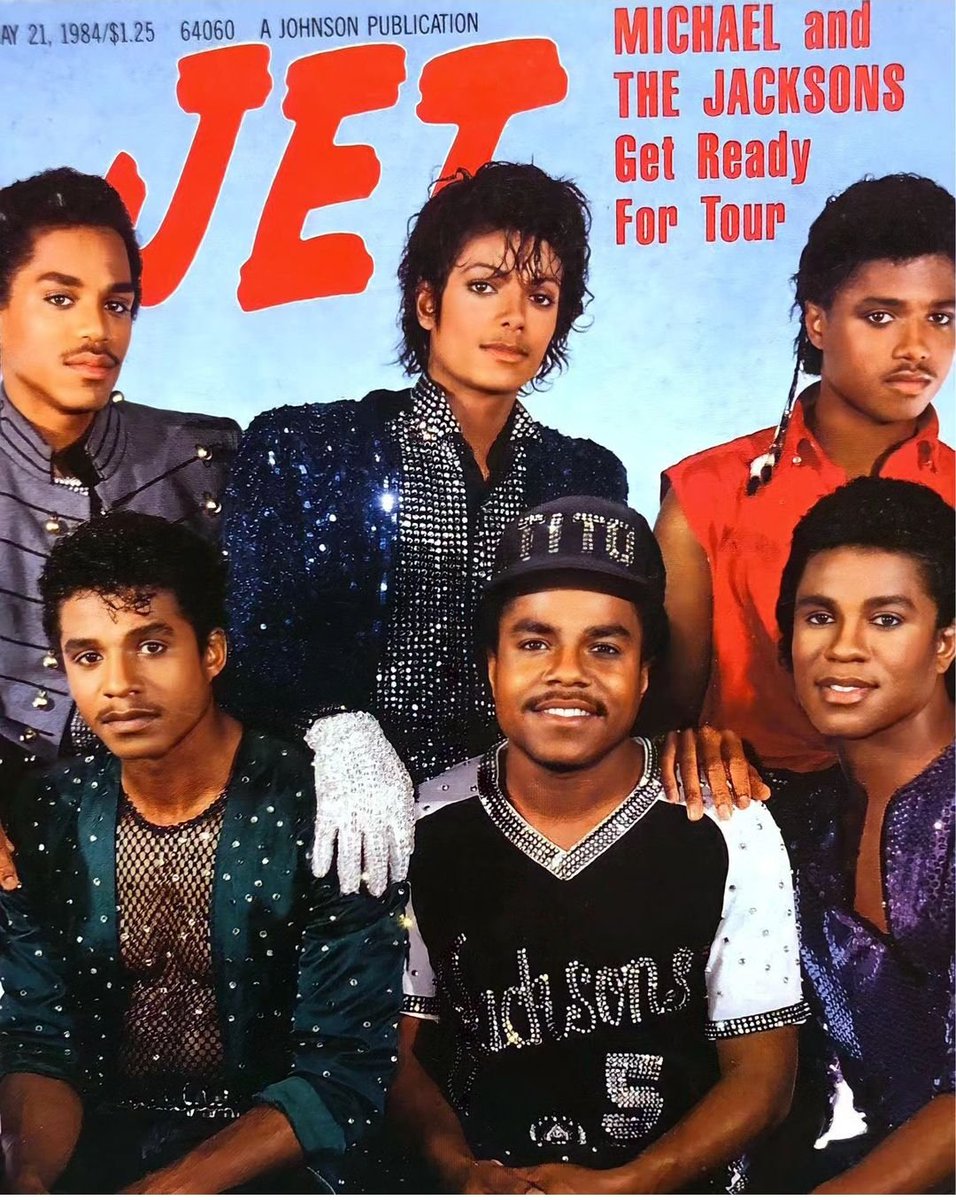 The Jackson's on the cover of Jet 1984
#TheJacksons