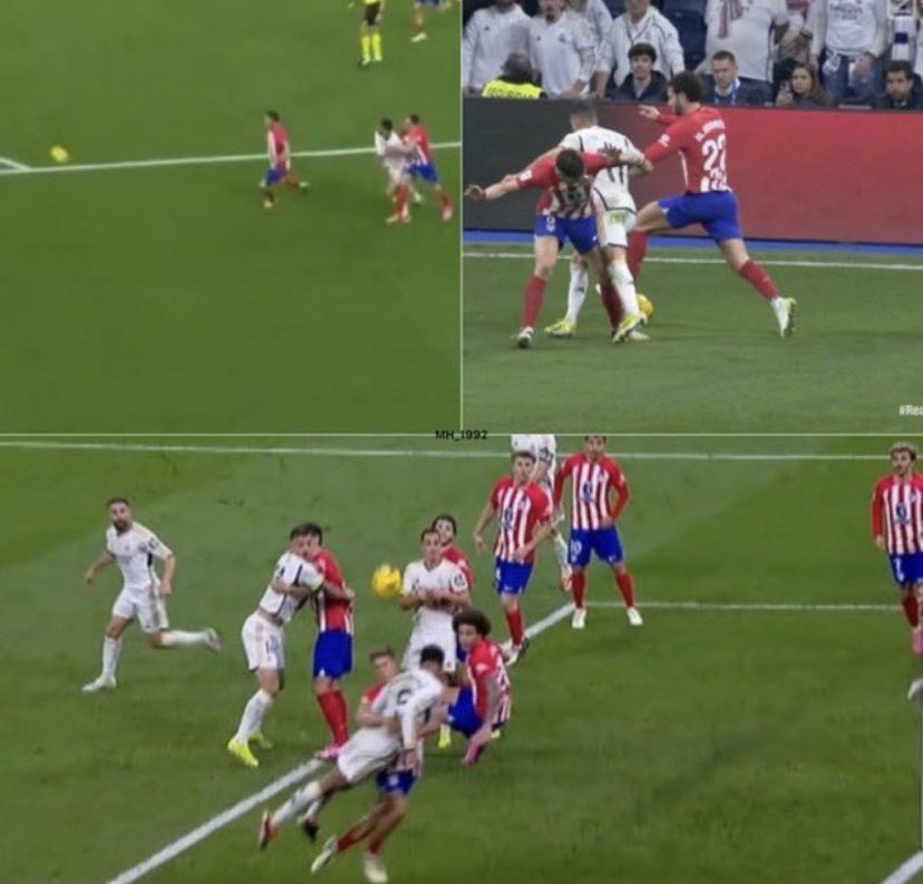 TheCoachkh's tweet photo. 3 ضربات جزاء واضحه لم تحتسب لريال مدريد ، كانت ستحسم الفوز بسهولة

طبعا البكايات لن يتكلموا عن هذه الكوارث التحكيمية https://t.co/3D7DLF3xVy