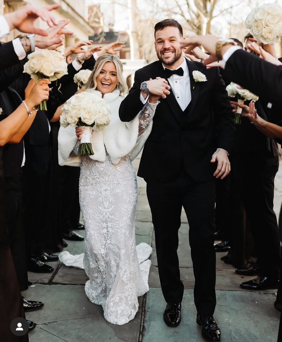michaelschwab13's tweet photo. Congratulations to @chazzyfizzz and @CourtneyZad who got married last night!!!

Let's go!!!! https://t.co/jAvMNBGfUq