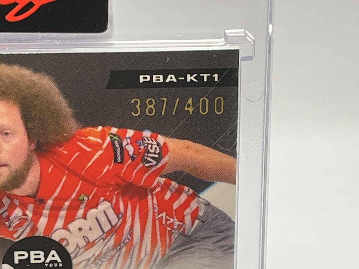 TheCardsport's tweet photo. Watching my boy Kyle Troup on Fox PBA
2023 Kyle Troup RC Rookie AUTO Leaf PBA Tour /400 PBA
#sportscards #tradingcards #cardsruleeverythingaroundme
#whodoyoucollect #thehobby #bowlingcards #kingpin #biglabowski https://t.co/1u1sVliLiS