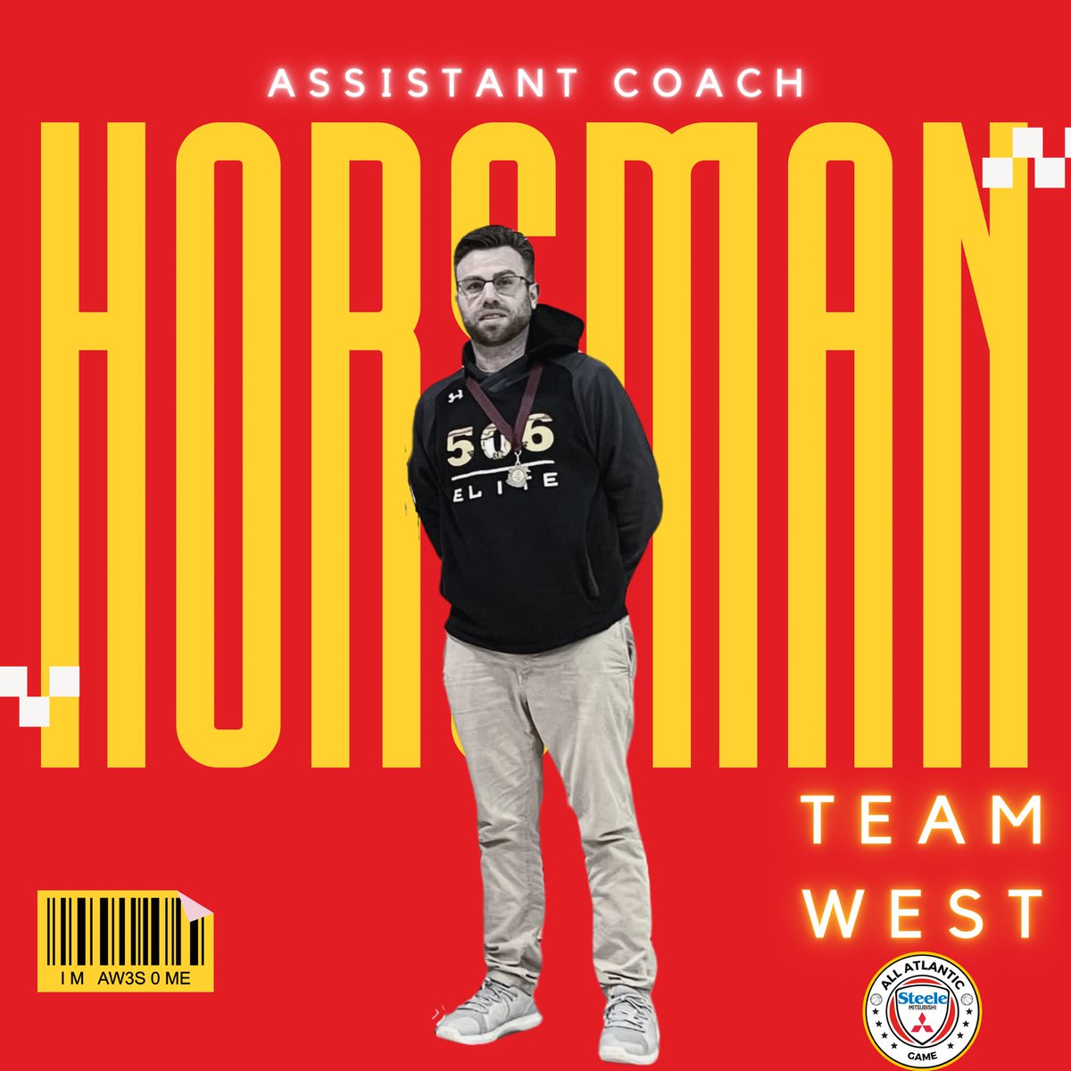 Introducing Team West Coaches:
Head Coach Anthony Anderson. Hailing from Lynn, Mass. Played D1 at UMASS. Played pro ball for 11 years. NBLCanada all-time leading scorer.
Assistant Coach Nate Horsman. Director of 506 Elite Prep. Head Coach and Assistant U15 National NB teams