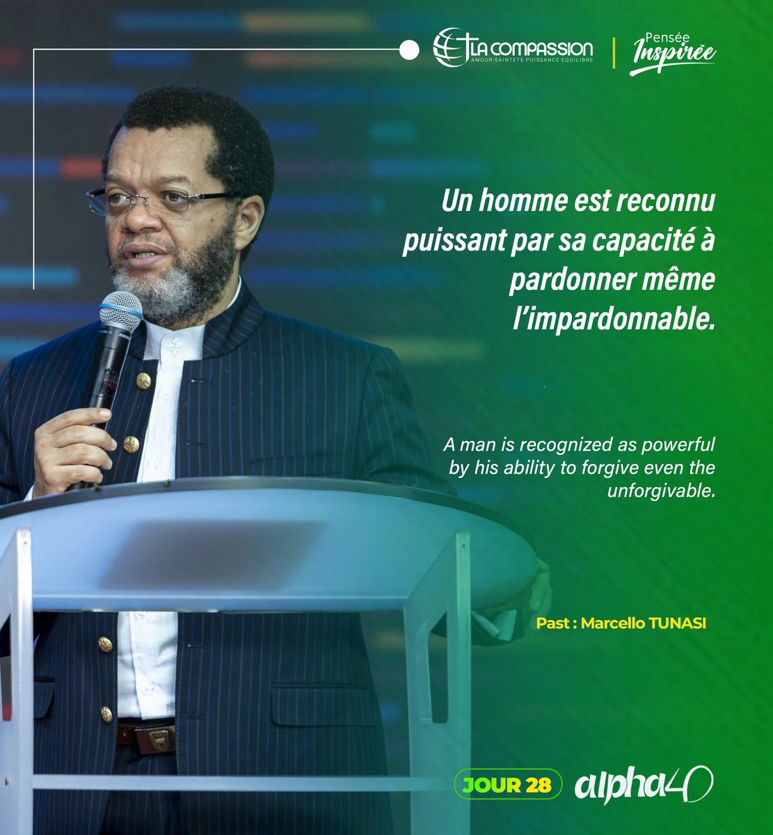 CompassionCrefm's tweet image. Pensées inspirées | #Alpha40 #jour28

« Chaque fois que vous êtes tenté par le diable, réfléchissez toujours aux conséquences qui peuvent s’en suivre avant de vous y livrer » #PstMarcelloTUNASI 

1/3