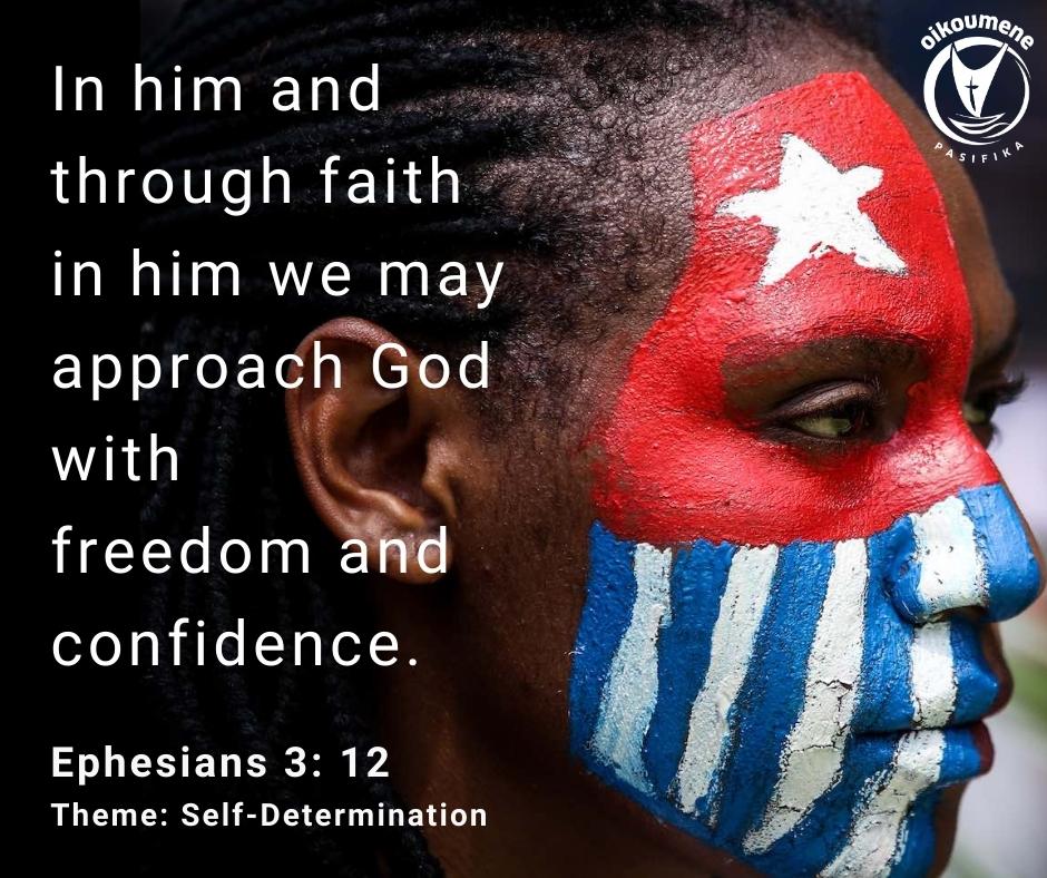 The Pacific calls for freedom for West Papua! #Kanaky #WestPapua #MerdekaPapua #TannahPapua #SelfDetermination #Freedom #FreeWestPapua #MaohiNui #FreeKanaky #FreeMaohiNui #Pacific #PacificConferenceofChurches #Oikoumene #HouseholdofGod #Ecumenism
