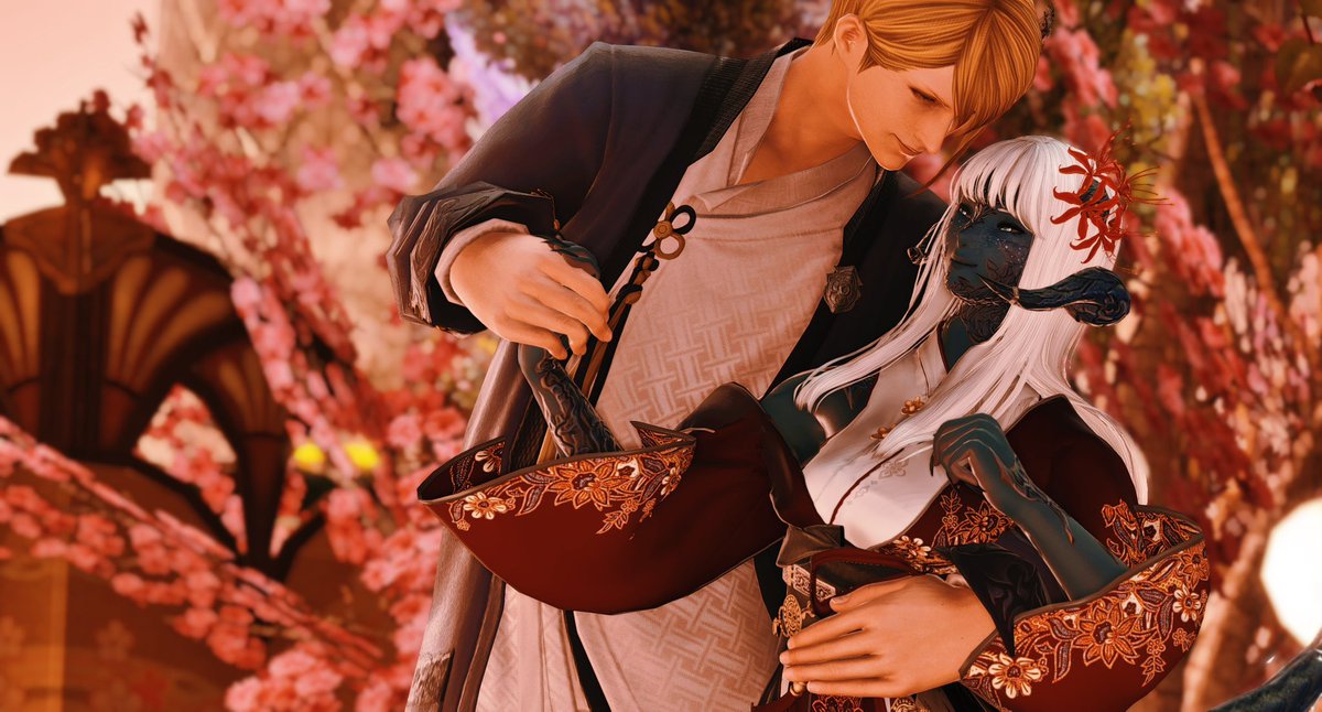prismaticshart's tweet photo. 🌸sakura viewing with you🌸
.
#GPOSERS #Lorens #LorensWoL #studionox #ffxiv https://t.co/ZqY3HTSteV