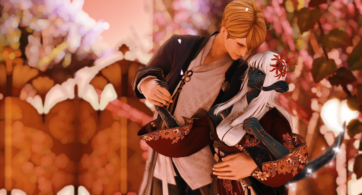 prismaticshart's tweet photo. 🌸sakura viewing with you🌸
.
#GPOSERS #Lorens #LorensWoL #studionox #ffxiv https://t.co/ZqY3HTSteV