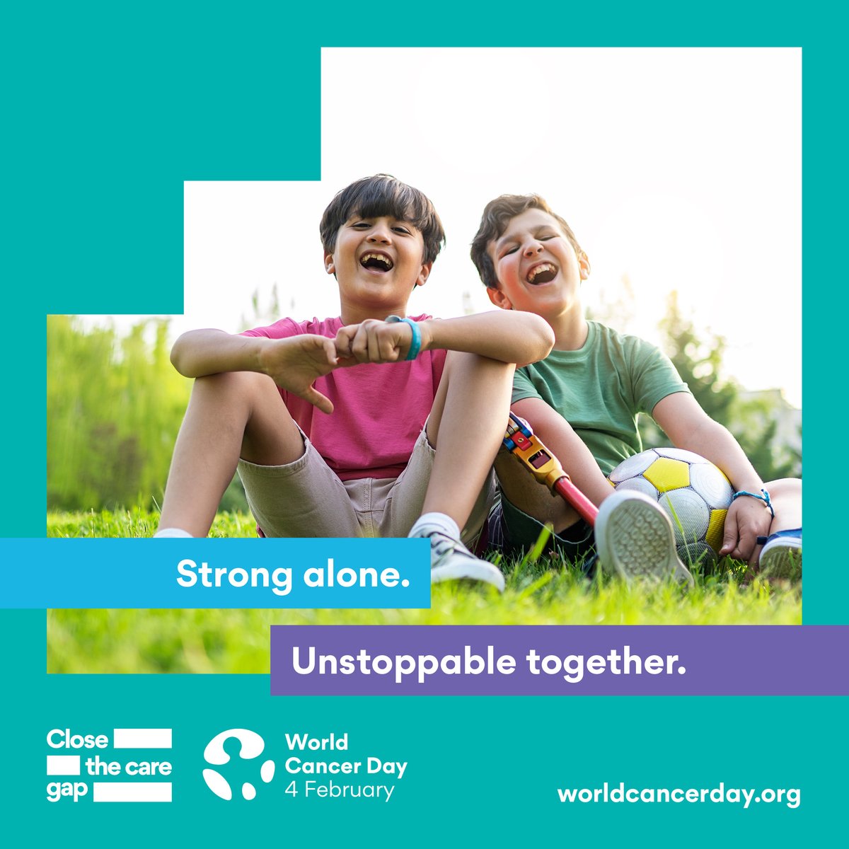 Today, on #WorldCancerDay, we raise awareness about the urgent need to #CloseTheCareGap. Children wait 6.5 years longer than adults for #cancer treatment. We are committed to putting children at the forefront of everything we do. Learn more: bit.ly/3SIdt14