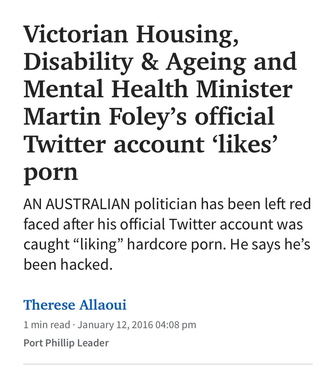 Royal Commission into the expert cyber criminals that hack politicians accounts but never try to extort them for return of their accounts, never tweet crypto scams under the guise of their authority, never ask followers to donate to scam fundraisers and always just click on porn
