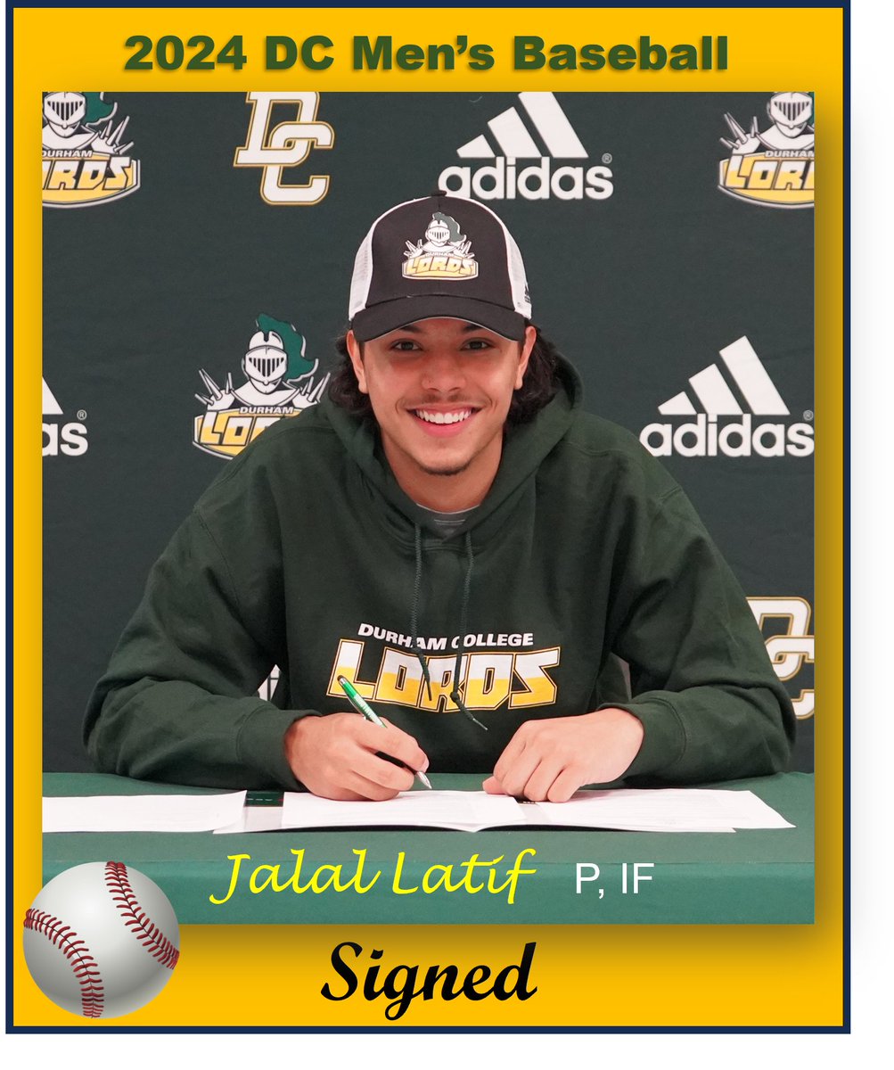 Second signing for the upcoming 2024 baseball season is another pitcher and middle infielder, Jalal Latif. Welcome to DC Jalal!