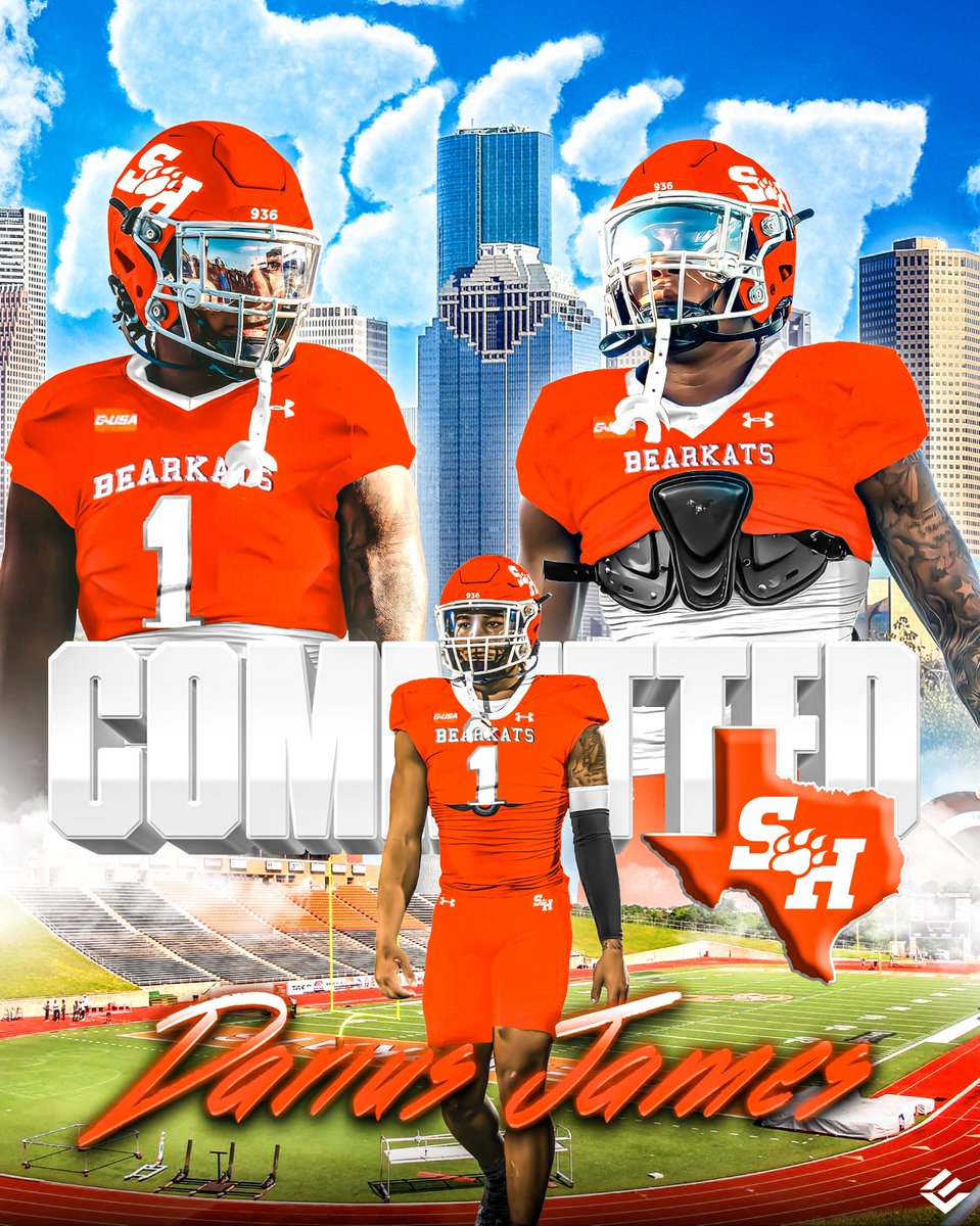 Proud to announce my commitment to The Sam Houston State University <a href="/CoachKCKeeler/">KC Keeler</a> <a href="/COACHPATROB/">COACH ROB</a> <a href="/corylaxen/">Coach Lax</a> <a href="/CEKCoachYoung1/">Coach Young</a> <a href="/T360Elite/">Coach T</a> <a href="/JGonzalesJr10/">Julio Gonzales Jr.</a> <a href="/MarkRussellQB/">Mark Russell</a> <a href="/lahnoah/">Noah</a>