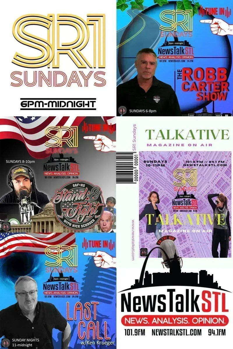 NewstalkSTL's tweet image. Join the evening with @TheRobbCarter at 6:00 pm, followed by the talented @NickBSchroer at 8:00 pm. Engage in discussions at Talkative at 10:00 pm. Last Call with Ken Krueger will close out the night! #EveningEvents #EngagingDiscussions