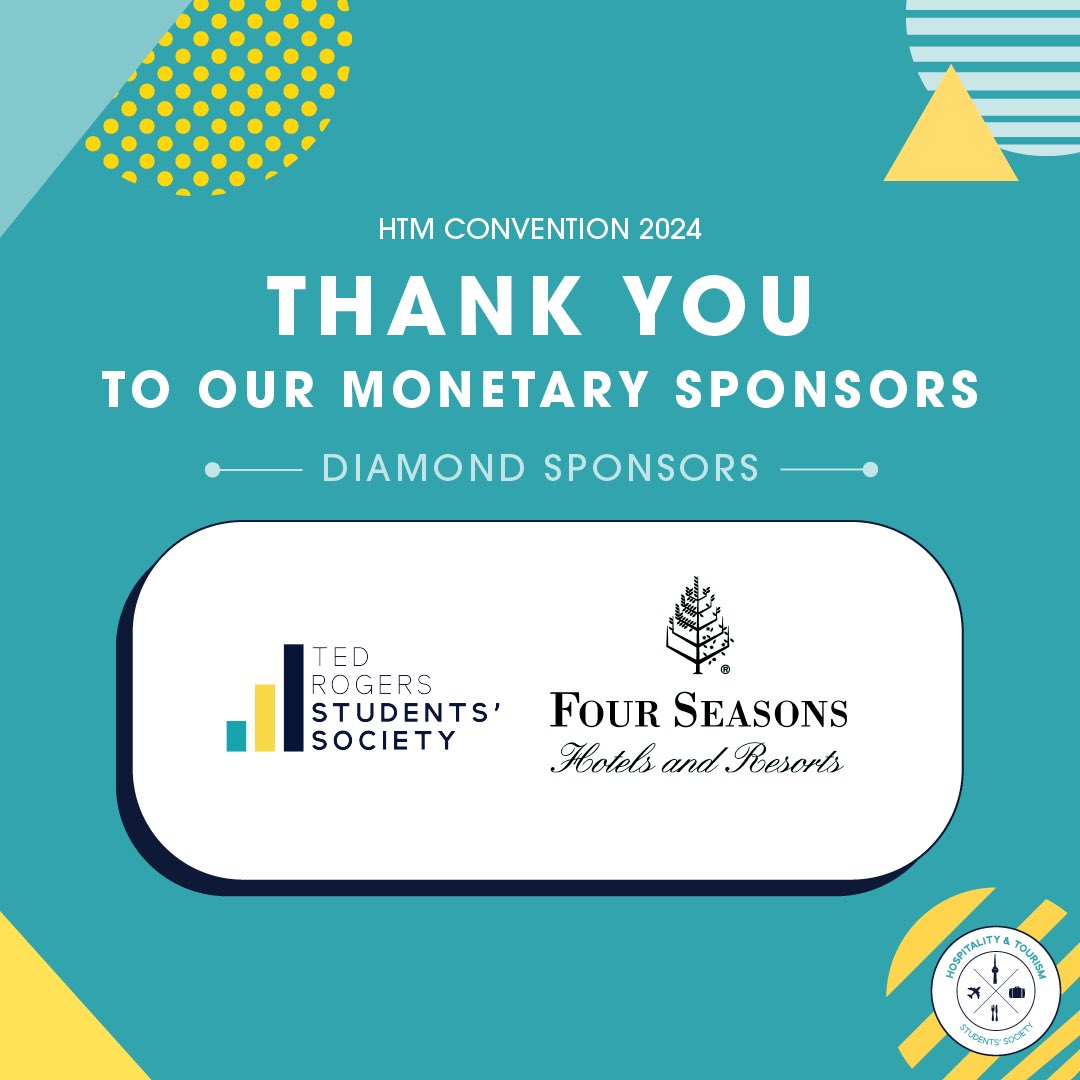 htssociety's tweet photo. HTSS would like to thank all our amazing sponsors for their generous support to the HTM Convention 2024! ❤️✨

Your contribution has significantly created unforgettable memories and we couldn’t have done that without you!!! 🫶🏻🎉

#HTSS #HTMConvention2024 https://t.co/5ZNVsjceeJ