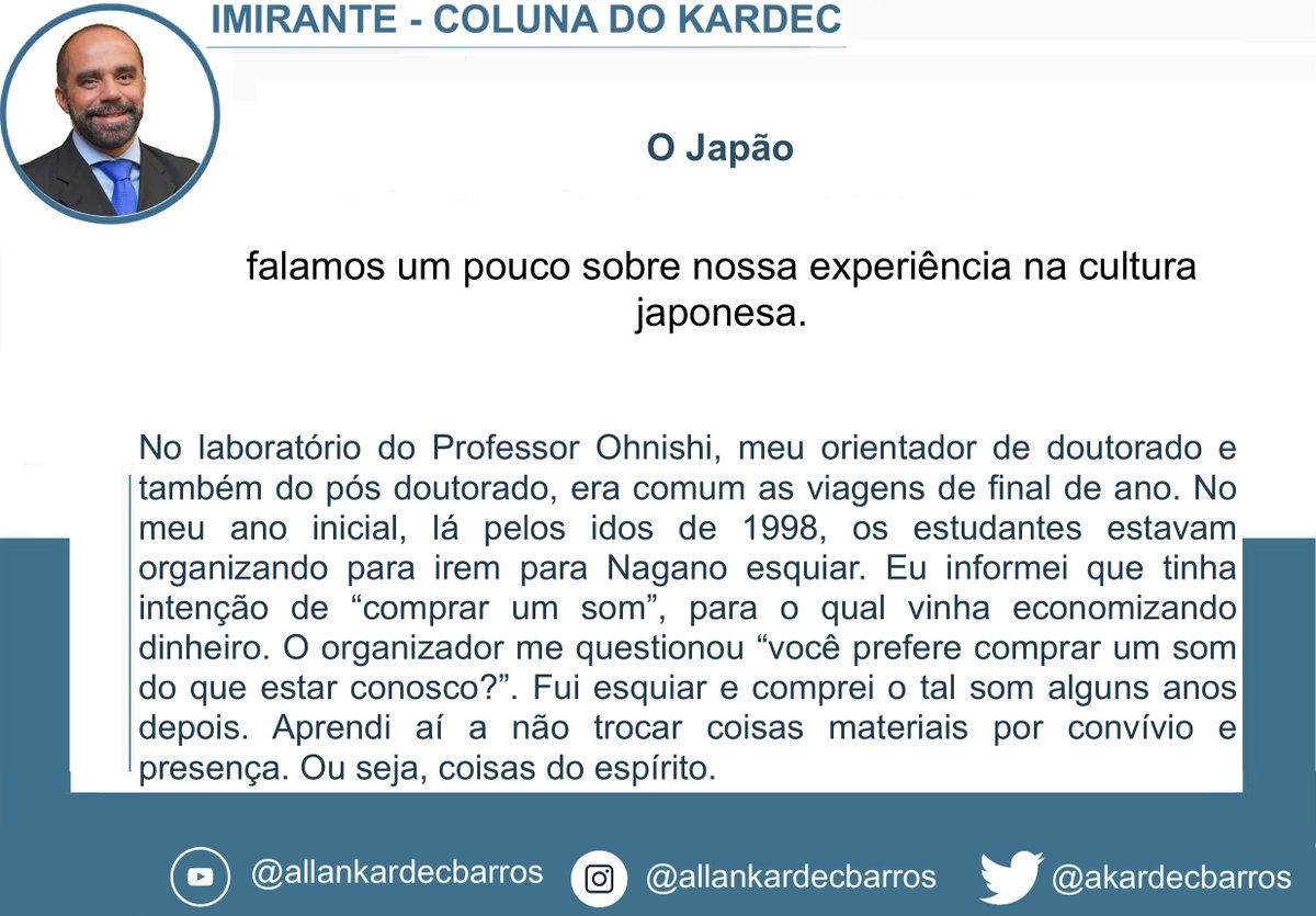 O embaixador do Japão, Teiji Hayashi, visitou o Maranhão na semana passada. Um filme passou em minha mente recordando a quase uma década que lá estivemos. Pensei que seria interessante pincelar, nesta crônica semanal, algumas notas dessa experiência.

imirante.com/noticias/sao-l…