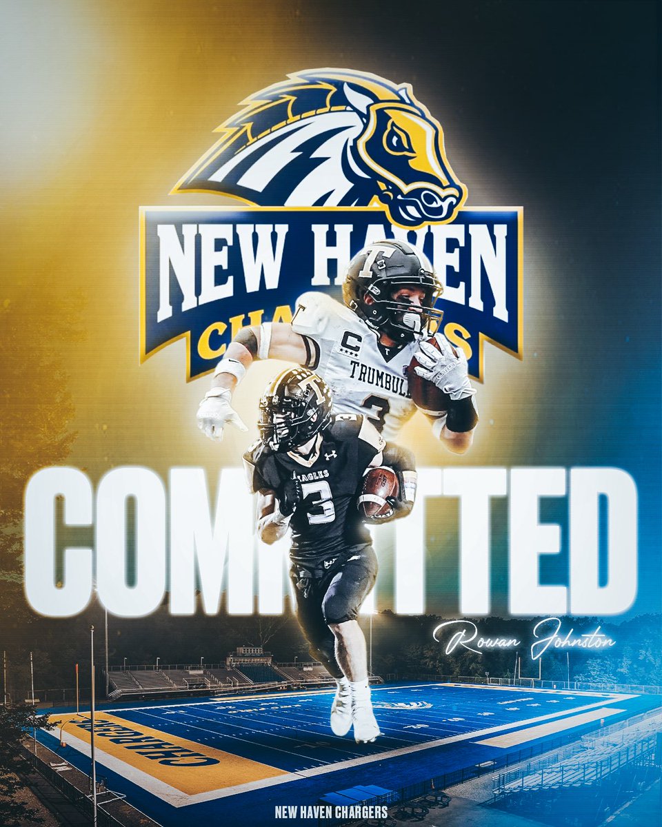 Rowan Johnston (@rowanfjohnston) on Twitter photo Excited to announce my commitment to the University of New Haven! Thank you to my coaches, family and teammates that helped me along the way. And the New Haven staff for believing in me. <a href="/TrumbullFB/">Trumbull Football</a> <a href="/ZachVoytek/">Voytek</a> <a href="/UNewHavenFB/">New Haven Football</a> #cthsfb Excited to announce my commitment to the University of New Haven! Thank you to my coaches, family and teammates that helped me along the way. And the New Haven staff for believing in me. <a href="/TrumbullFB/">Trumbull Football</a> <a href="/ZachVoytek/">Voytek</a> <a href="/UNewHavenFB/">New Haven Football</a> #cthsfb
