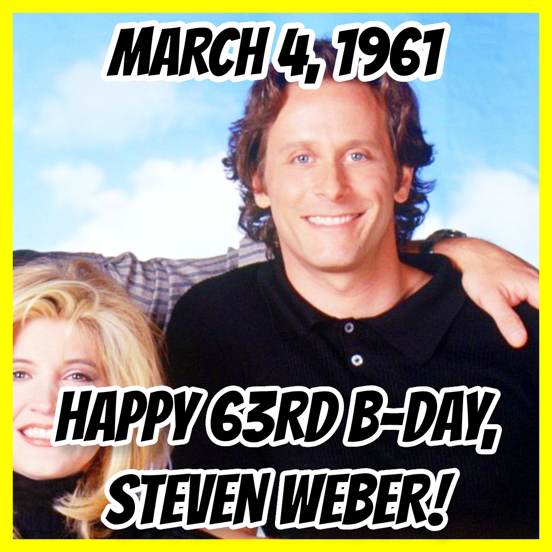 Happy 63rd #Birthday, Steven Weber!!!

What's YOUR #favorite #StevenWeber Movie or TV Show??!!

#BDay #Movie #TVShow #Wings #13ReasonsWhy #Ballers #SingleWhiteFemale