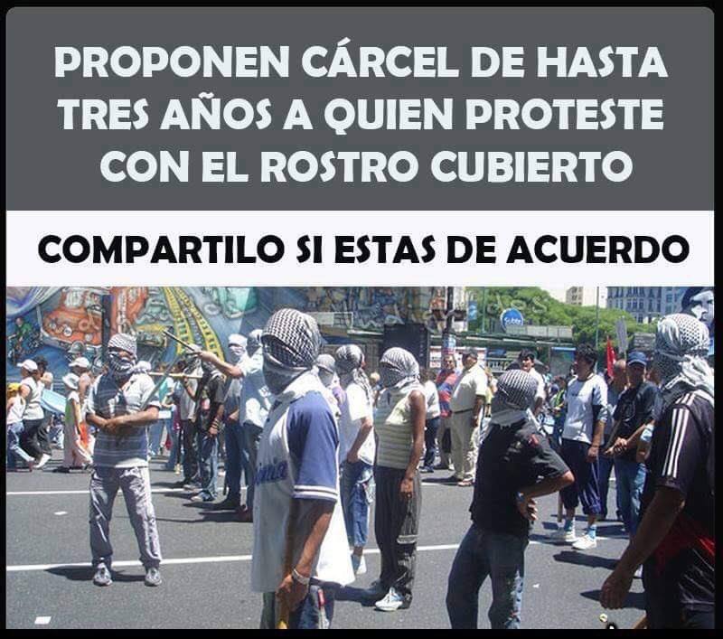 No tengo miedo d actuar
P Bullrich  repelió críticas al accionar policial y acusó al kirchnerismo y la  izquierda por agitar la violencia en las marchas
Hay q animarse a hacer las cosas, los Argentinos están hartos d mafias KK, PJ, CGT

De acuerdo no, estoy totalmente de acuerdo!