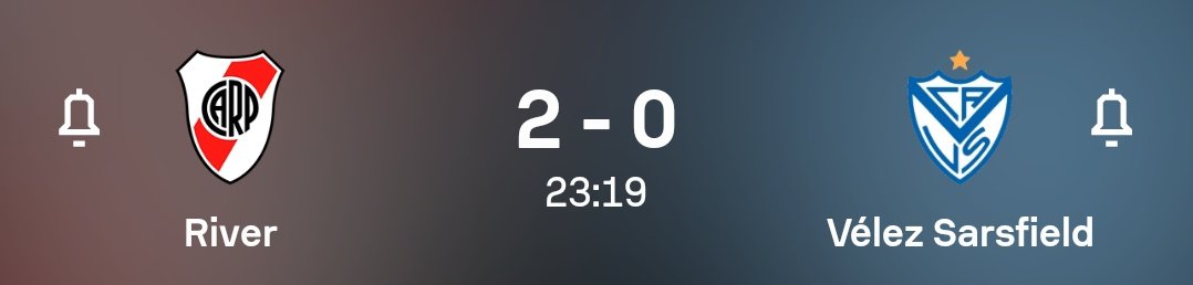 ✅️River vs Velez Más de (1) Gol en la primera mitad

Primer 𝗔𝗣𝗨𝗘𝗦𝗧𝗔 𝗙𝗥𝗘𝗘 del año ganada a los 20 minutos del primer tiempo⚡️🦬🫡