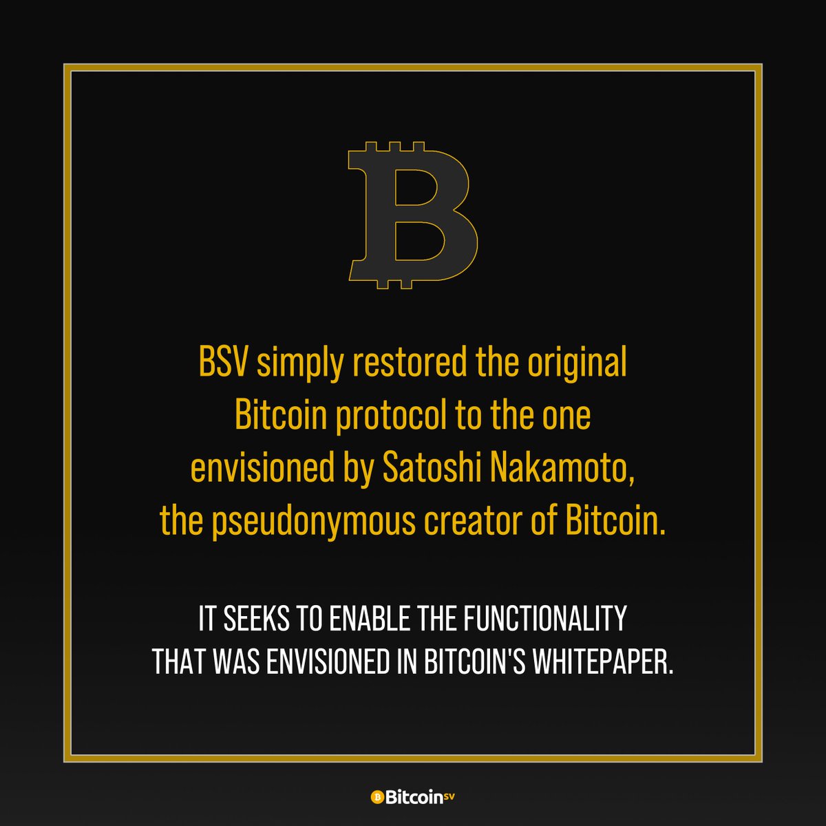 BITC0INSV's tweet photo. #BSV #BITCOIN #BLOCKCHAIN #BITCHAIN #BITCOINSV https://t.co/QgxoMPG438