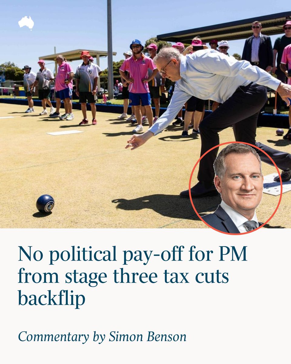 Opinion: The great tax reset has failed to deliver the political prize that Labor and Albanese may have been expecting. What's your view? bit.ly/4blhbVz