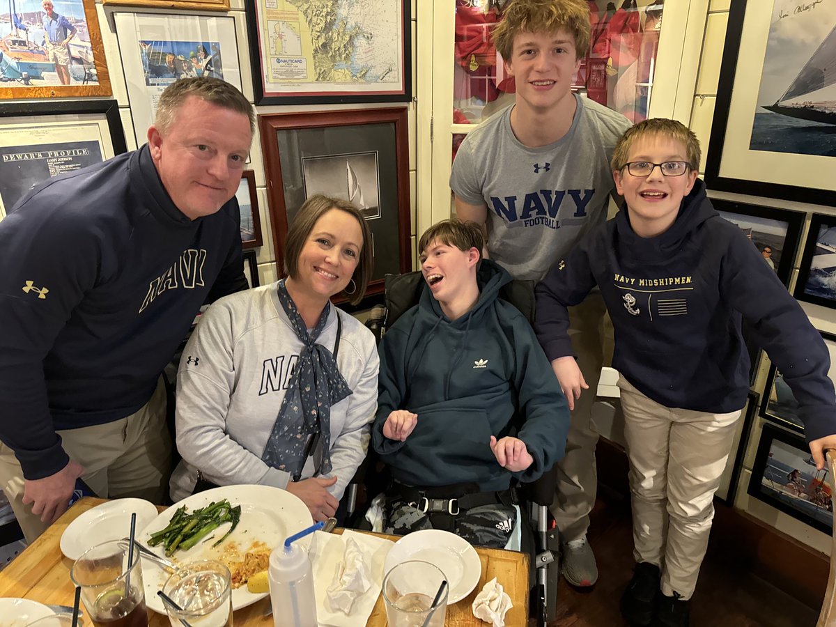 Great to have my crew with me in Annapolis this weekend! Can’t wait till they are here for good! #GoNavy