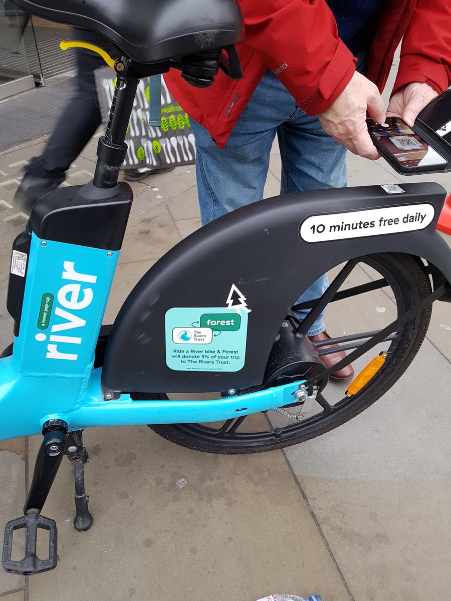 Ooee! Look what we found in London today. Ride and donate to rivers trust!! @WessexRivers #WatercressAndWinterbournes @HeritageFundUK #River