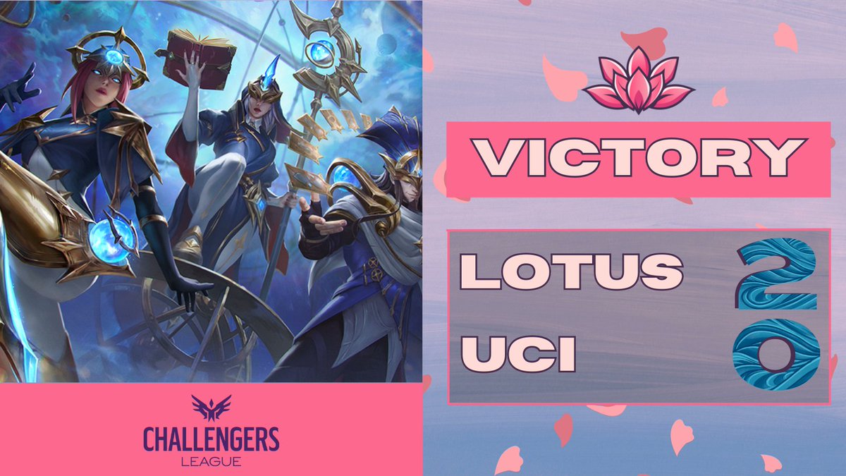 lotus_org's tweet photo. We take down UCI in a decisive 2-0 victory!
#lotuswin #bloomwithus https://t.co/b7KYcloH5n