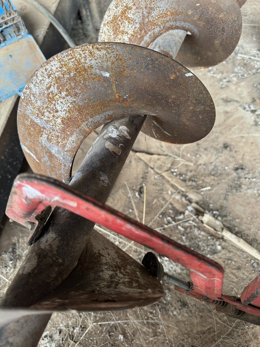Anyone got any good tips for pulling flighting close to shaft for welding??