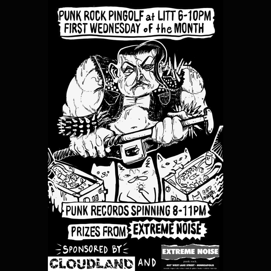 PUNK ROCK PINGOLF

Starting this week, and every first Wednesday henceforth, come play Punk Rock Pingolf starting at 6pm for FREE.

#pinball #littpinballbar #LITT #littpinball #uptown #punk