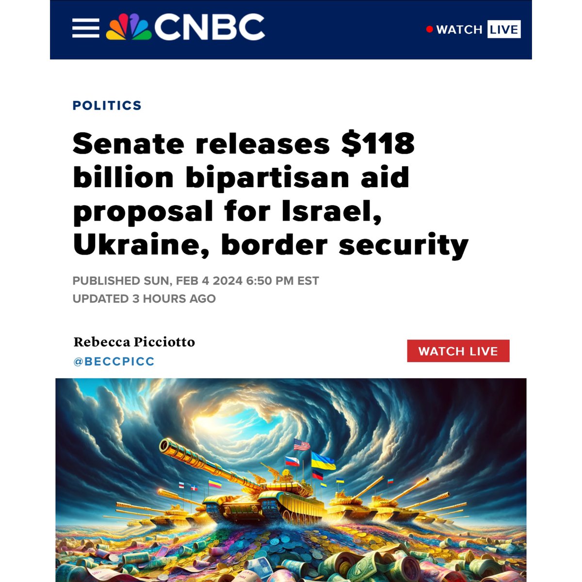_TallGuyTycoon's tweet photo. We are in WW3. Without our consent.
Using our tax money.

This is not what this country was supposed to be. https://t.co/OVga1qQ0zc