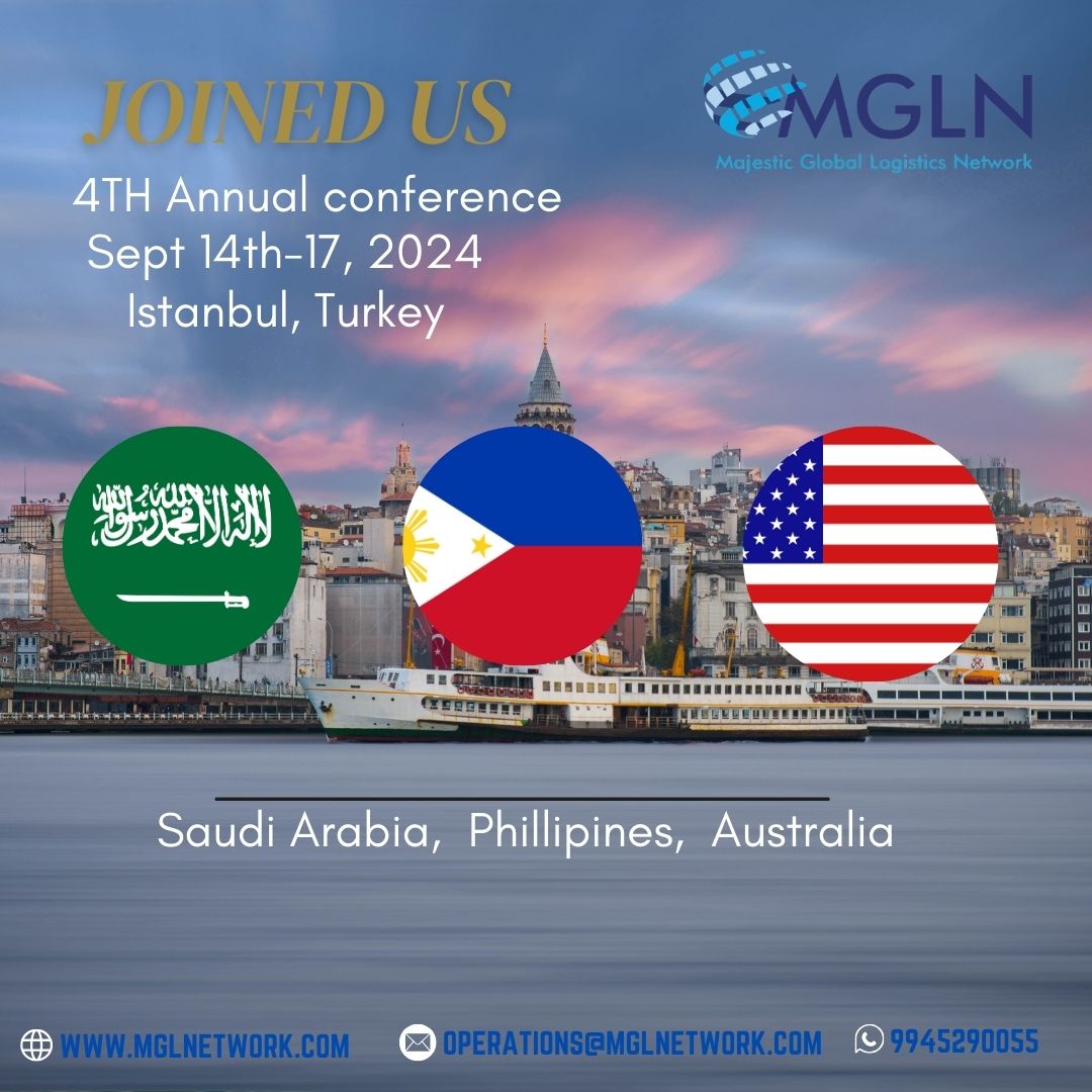 Join a community that shapes the future. Come be a part of our 4TH Annual Meeting in Istanbul Turkey .
HURRY UP JOIN MGLN!!!
#mglnqatar #nepallogistics #egypt #egyptlogistics #Taiwan #germanylogistics #pakistanlogistics #Mongolialogistics #australialogistics #Russia