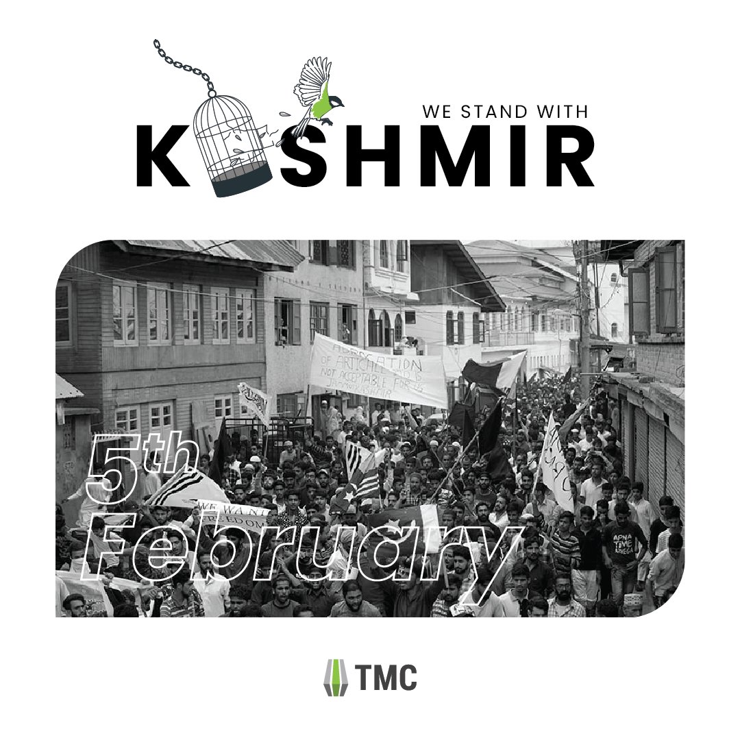 TallyMarks_TMC's tweet photo. @TallyMarks_TMC pays homage to the brave nation and stands in solidarity with #Kashmir.

#TMC #KashmirWantsFreedom #KashmirDay https://t.co/QvuFZ2WQdr
