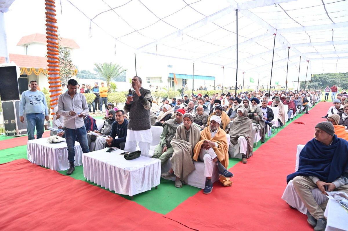 horticulturehry's tweet photo. सीईवी,घरौंडा में आयोजित10वें सब्जी एक्सपो,2024 में हरियाणा और आसपास के राज्यों के विभिन्न जिलों के लगभग2500 किसानों ने केंद्र और निजी कंपनियों और सरकार के लगभग80 स्टालों का दौरा किया। @cmohry @JPDALALBJP @DiprHaryana @arjunhry https://t.co/7WVcDZmcJp