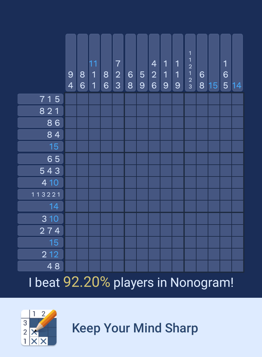 clairem_sl's tweet image. AW YISS

#Nonogram
