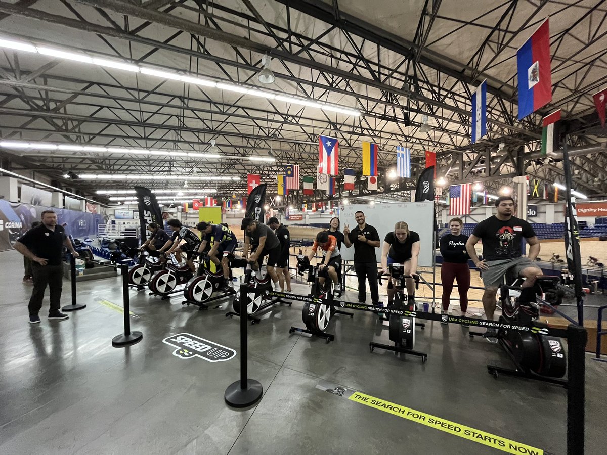Check out some photo highlights of our students working at this weekend's <a href="/searchforspd/">Search for Speed</a> open combine!!🚴‍♀️🚴💪 Looking forward to seeing more athletes next month!