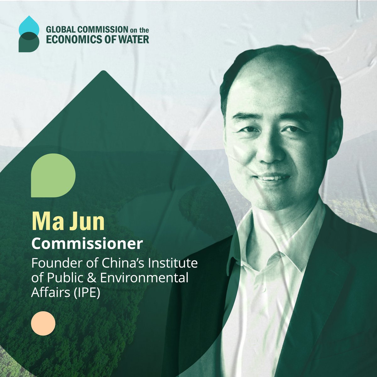 Distinguished environmentalist Ma Jun has been appointed to the Global Commission on the Economics of Water this year. Ma Jun, named one of @TIME Magazine’s World’s 100 Most Influential People, is the founder of China’s Institute of Public & Environmental Affairs (IPE) and a…